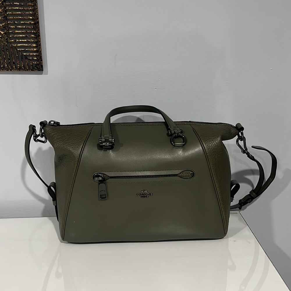 Coach leather crossbody bag